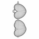 Heart Shaped Locket - Downloadable CAD Representation_0_90_degree_snapshot