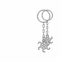 Keychain 10 | High-Quality CAD Model_270_0_degree_snapshot