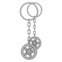 Keychain 9 | High-Quality CAD Model_270_0_degree_snapshot