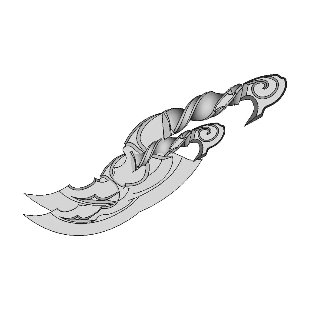 Blink Dagger | High-Quality CAD Model_0_0_degree_snapshot