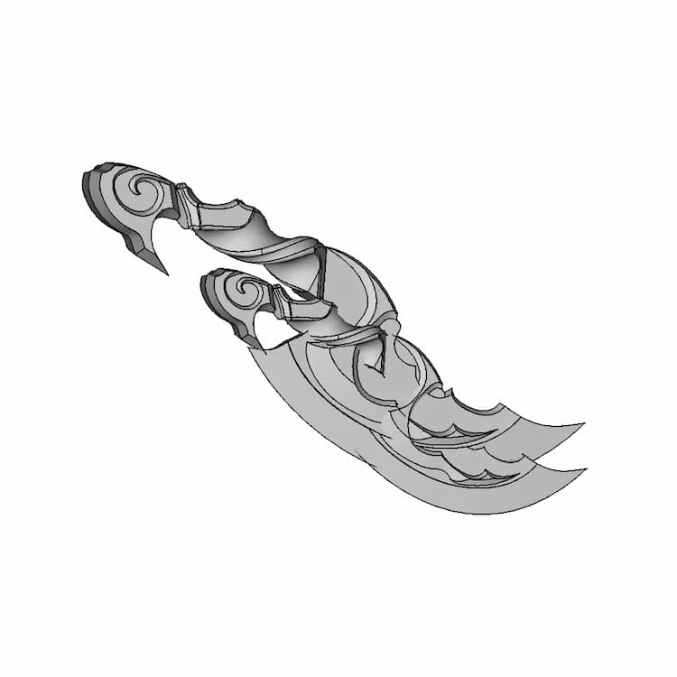 Blink Dagger | High-Quality CAD Model