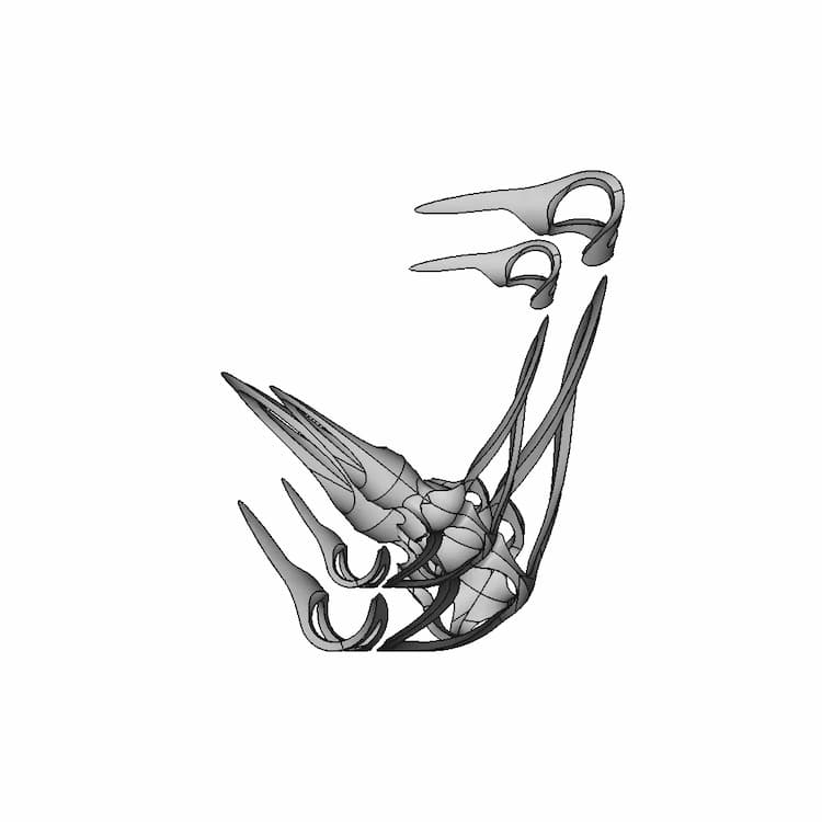 Emergent Organic Shape 03 - Standard Mechanical Component