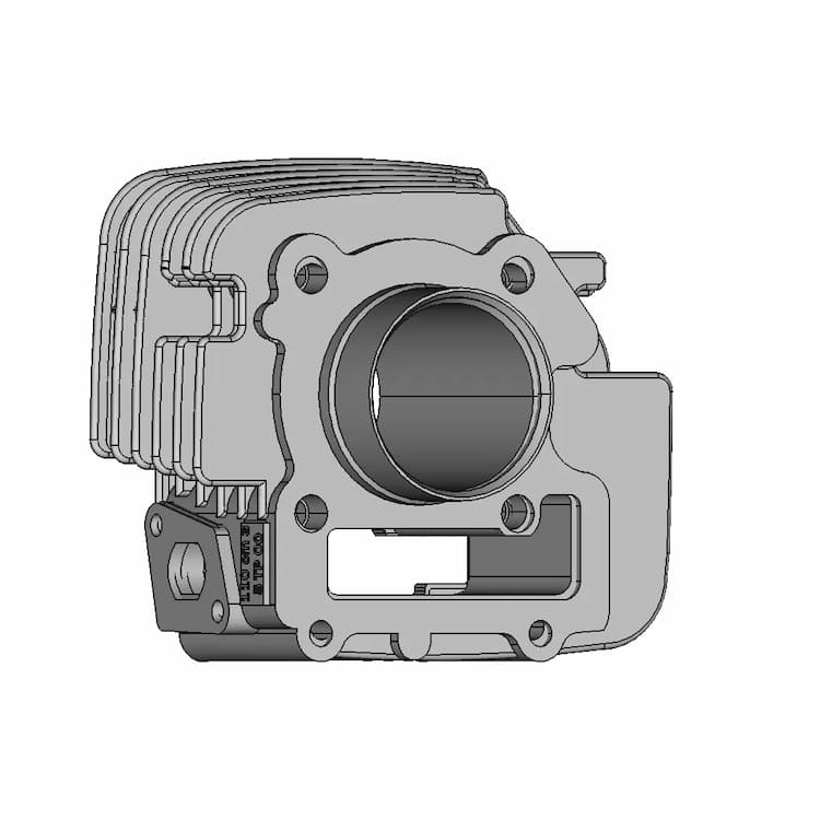 Engine Block 110 Cc | High-Quality CAD Model