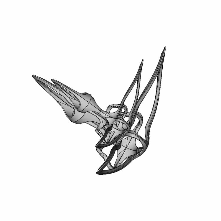 Emergent Organic Shape 02 - Standard Mechanical Component