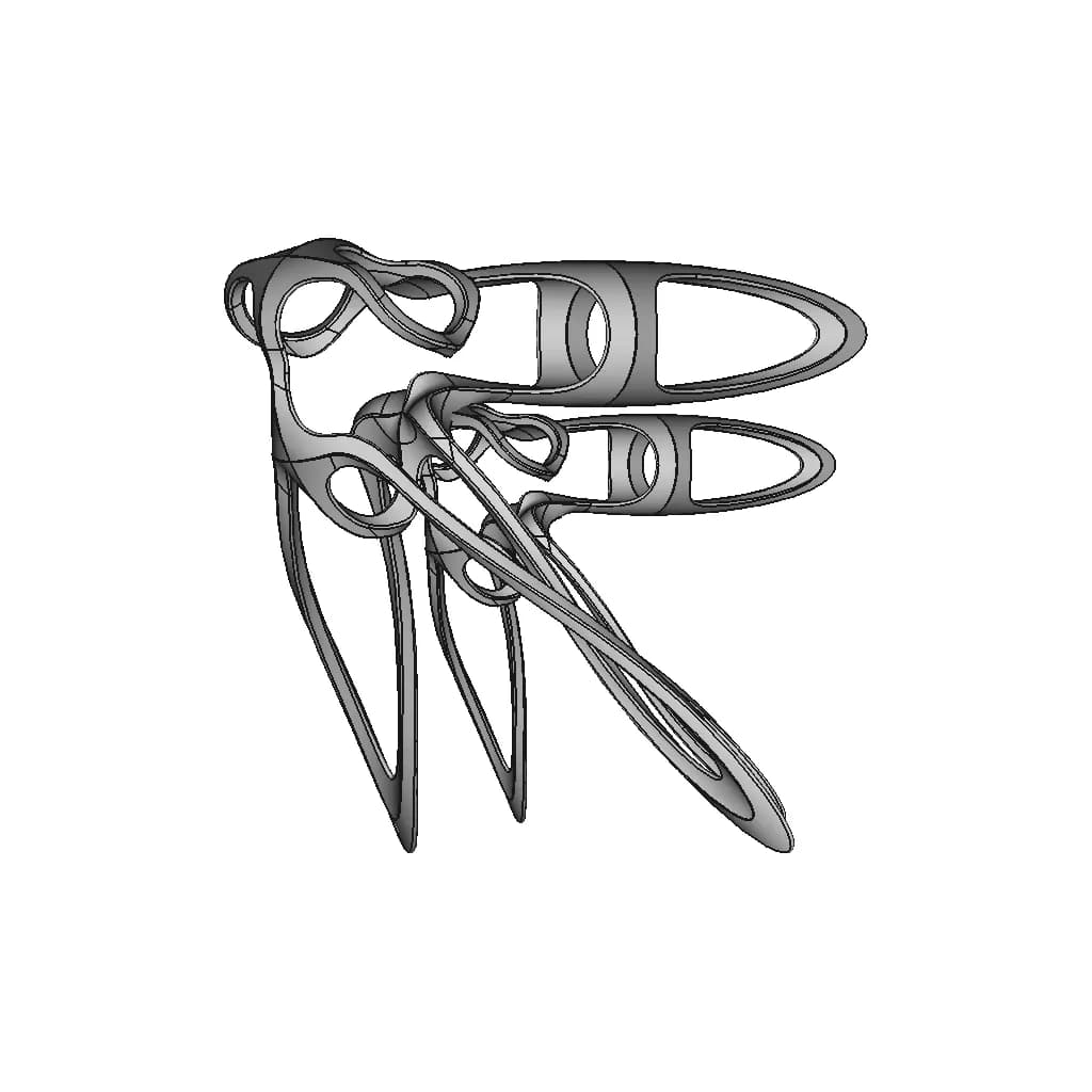 Emergent Organic Shape 02 - Standard Mechanical Component_90_0_degree_snapshot