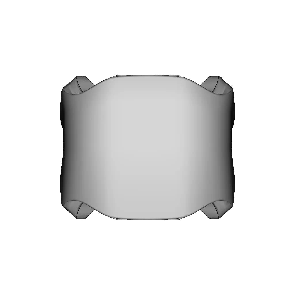 Gold Ring Shark - Downloadable CAD Representation_0_0_degree_snapshot