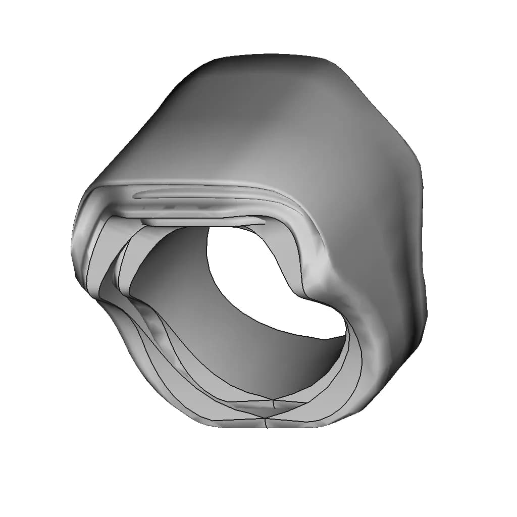 Gold Ring Shark - Downloadable CAD Representation_60_30_degree_snapshot