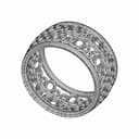 Green Gold Ring With Spiral Decoration - Standard Mechanical Component_60_30_degree_snapshot