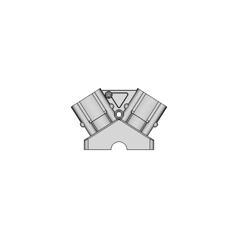V12 Engine Cylinder Block | High-Quality CAD Model