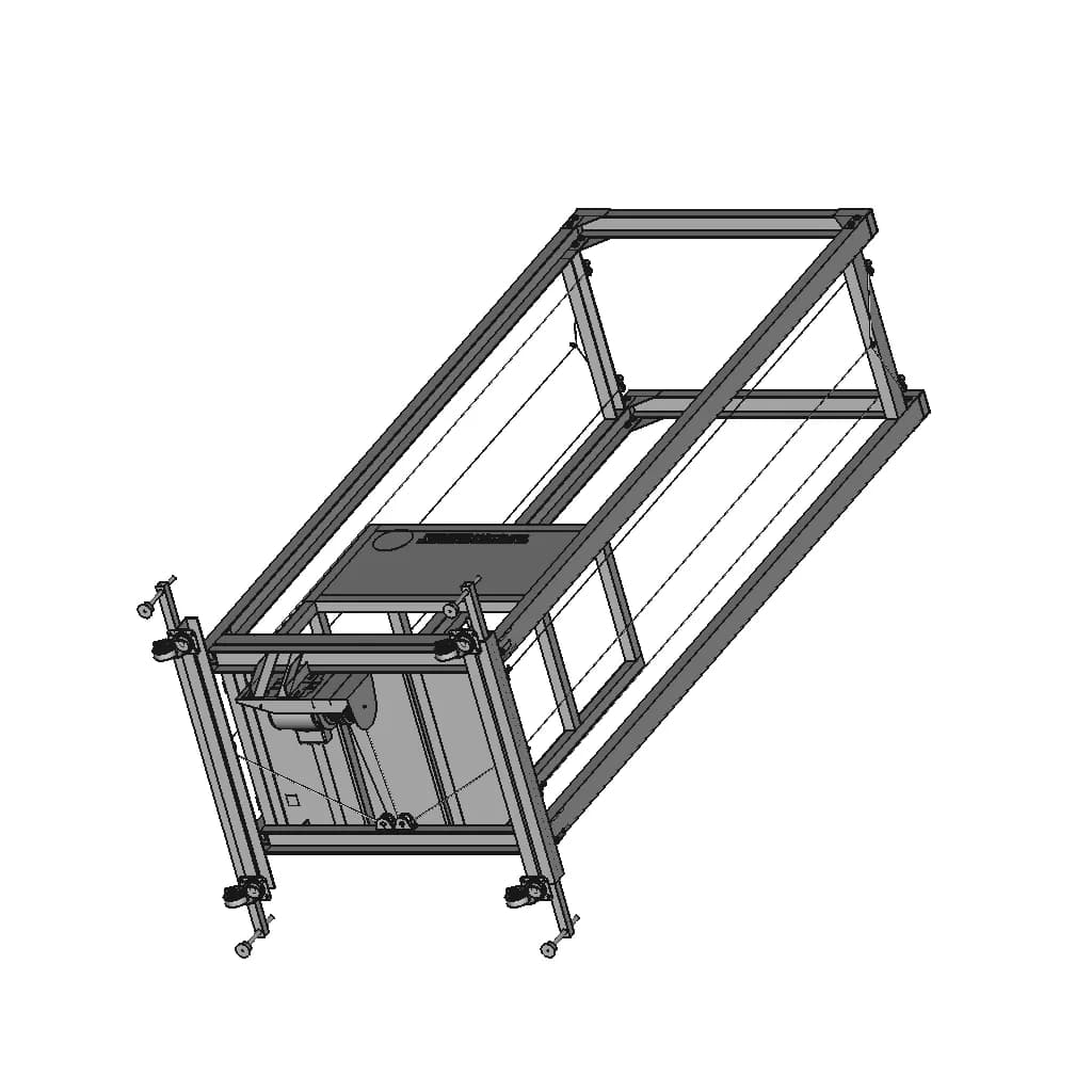 Scaffolding Kapasitas 200Kg - Downloadable CAD Representation_60_30_degree_snapshot
