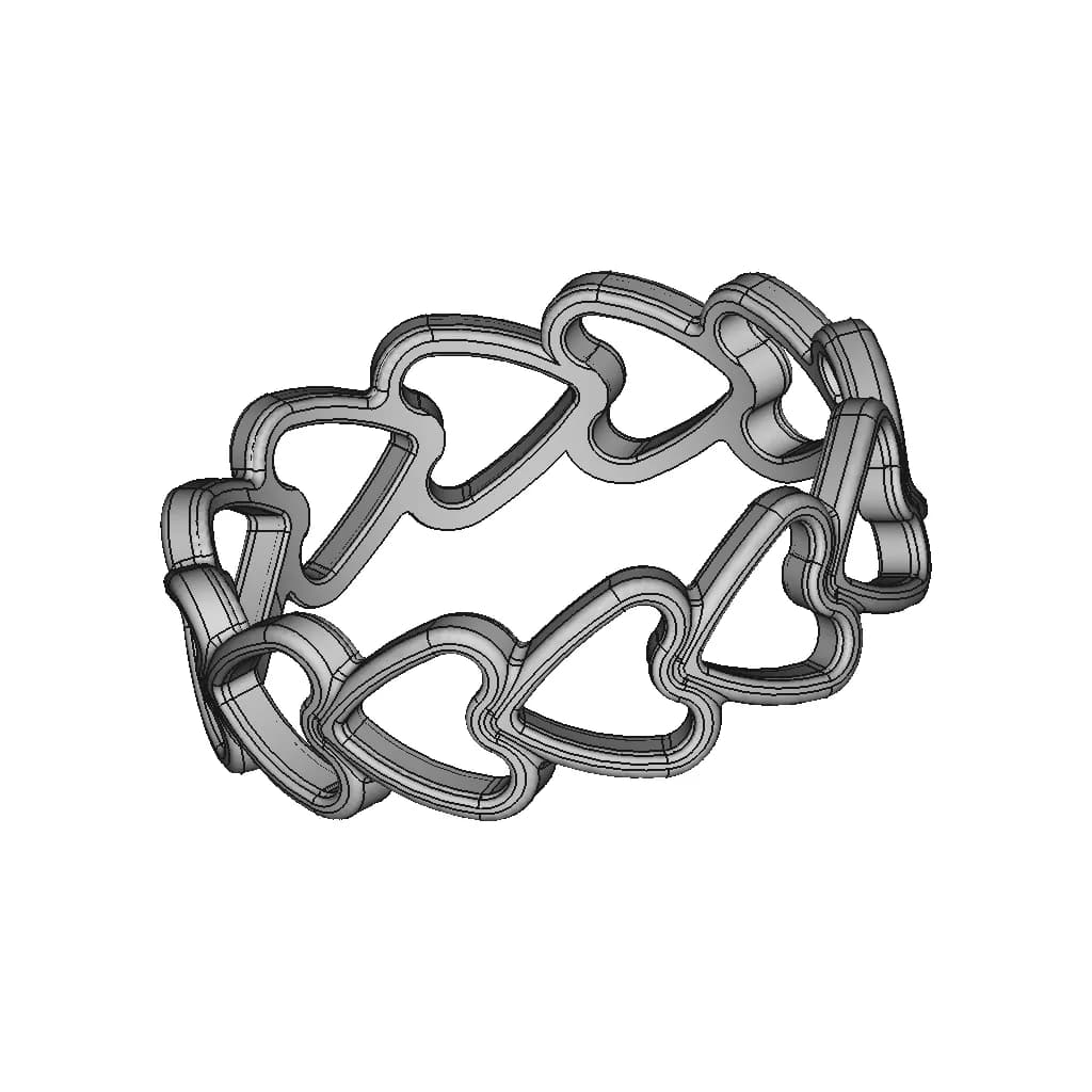 Heart Ring - Downloadable CAD Representation_60_30_degree_snapshot