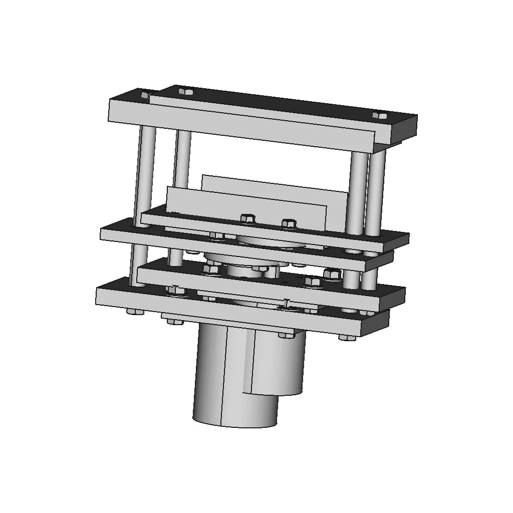 Pneumatic Cutter Model Design - Downloadable CAD Representation_270_0_degree_snapshot