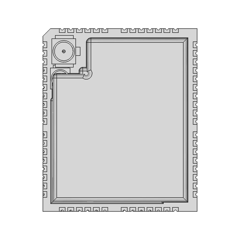 La66 Lorawan Module - Standard Mechanical Component_0_0_degree_snapshot