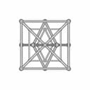 Metatron Gold 110 X110 5.6 11 Balls Hlw 1.1 122219.Step - Downloadable CAD Representation_0_270_degree_snapshot