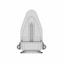 Sheet Metal 4Mm 260Deg Opening Hinge | High-Quality CAD Model_0_90_degree_snapshot