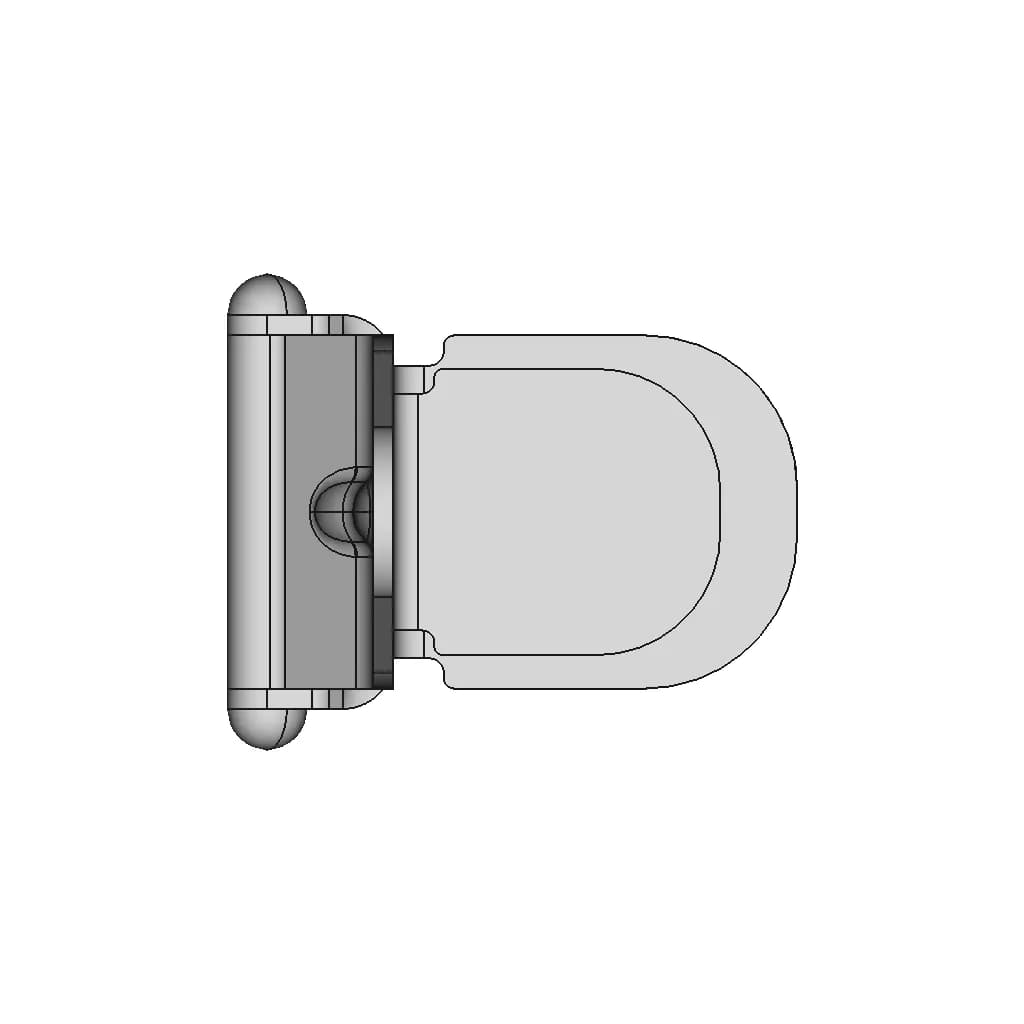 Sheet Metal 4Mm 260Deg Opening Hinge | High-Quality CAD Model_270_0_degree_snapshot
