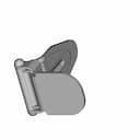 Sheet Metal 4Mm 260Deg Opening Hinge | High-Quality CAD Model_60_30_degree_snapshot