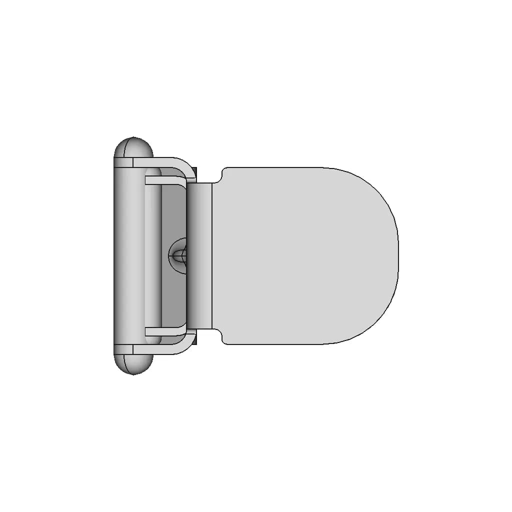 Sheet Metal 4Mm 260Deg Opening Hinge | High-Quality CAD Model_90_0_degree_snapshot