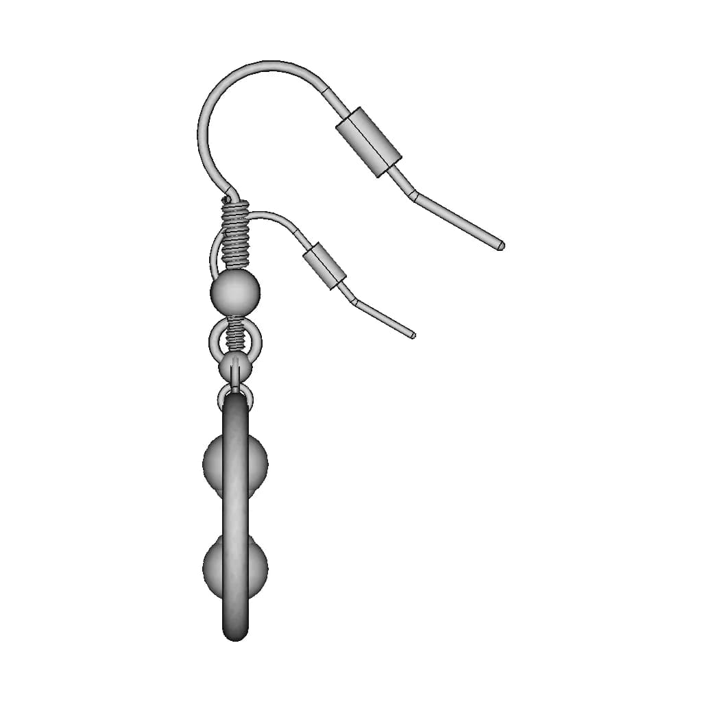 Earring | High-Quality CAD Model_0_270_degree_snapshot