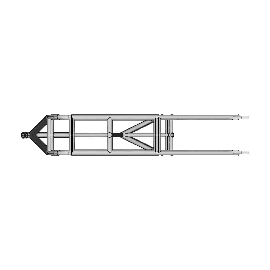 Custom Chopper Frame - Downloadable CAD Representation_90_0_degree_snapshot