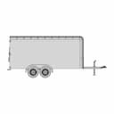 7X 14 Utility Trailer - Standard Mechanical Component_0_0_degree_snapshot