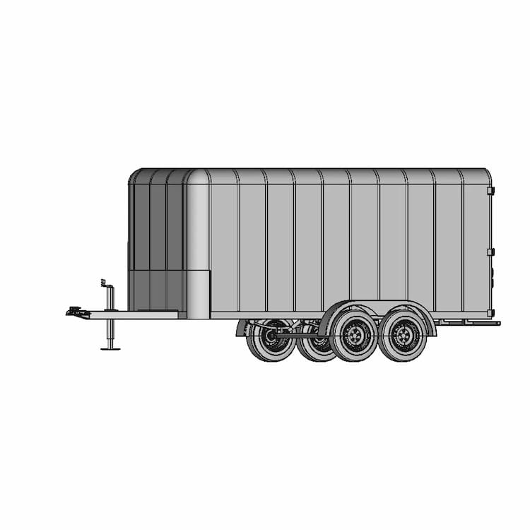 7X 14 Utility Trailer - Standard Mechanical Component