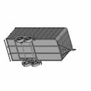 7X 14 Utility Trailer - Standard Mechanical Component_60_30_degree_snapshot