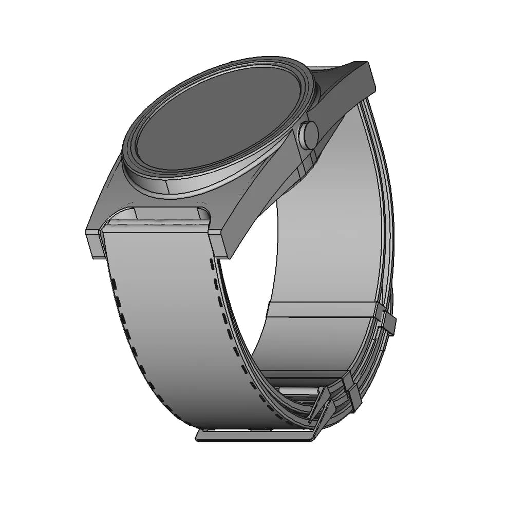 Watch Model - Downloadable CAD Representation_60_30_degree_snapshot
