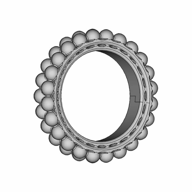 Assortment Of Fingerrings | High-Quality CAD Model
