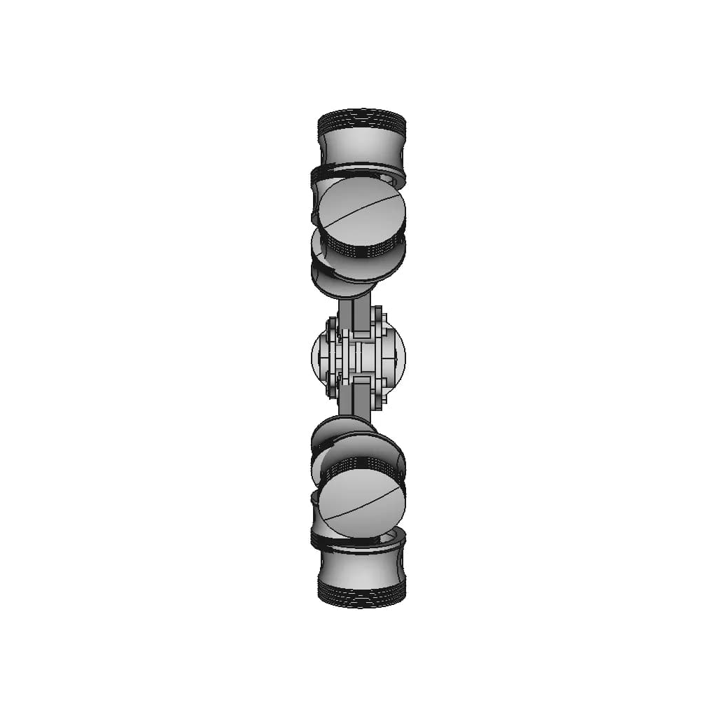 Radial Engine Assembly | 3D Engineering Design File_90_0_degree_snapshot