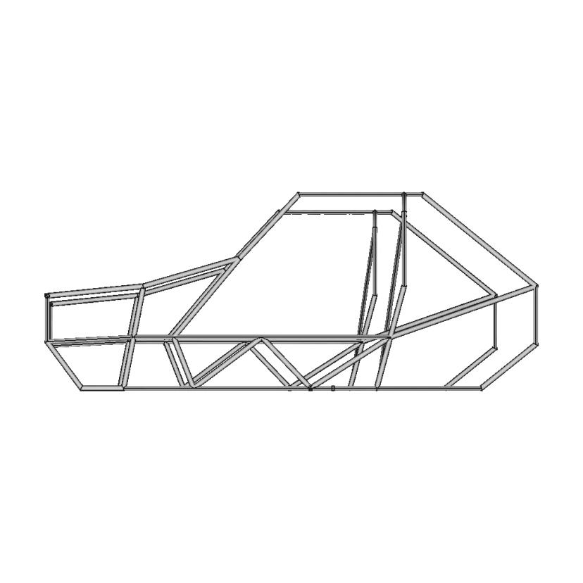 Custom Baja Chassis - Downloadable CAD Representation