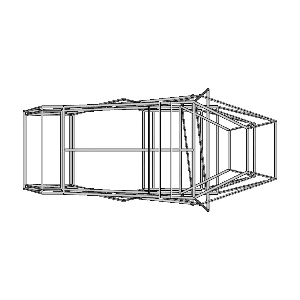 Custom Baja Chassis - Downloadable CAD Representation_90_0_degree_snapshot