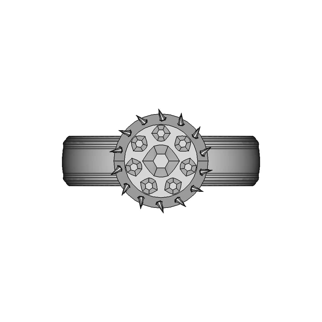 Ring #8 | High-Quality CAD Model_0_0_degree_snapshot