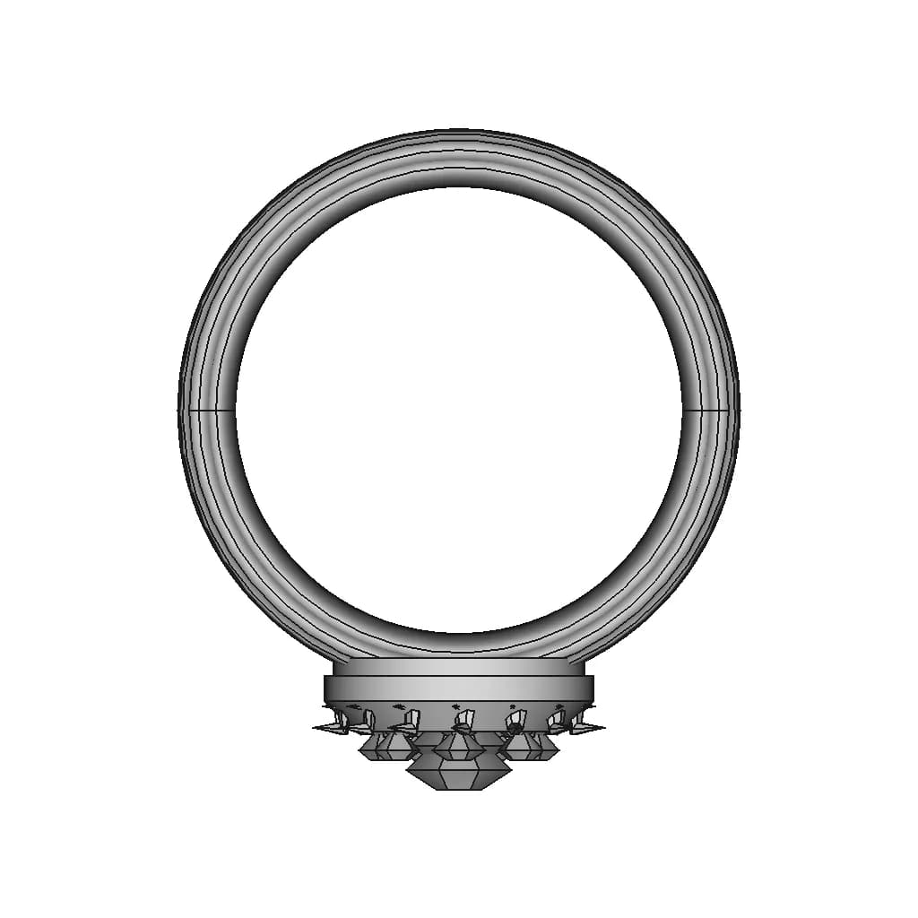 Ring #8 | High-Quality CAD Model_270_0_degree_snapshot