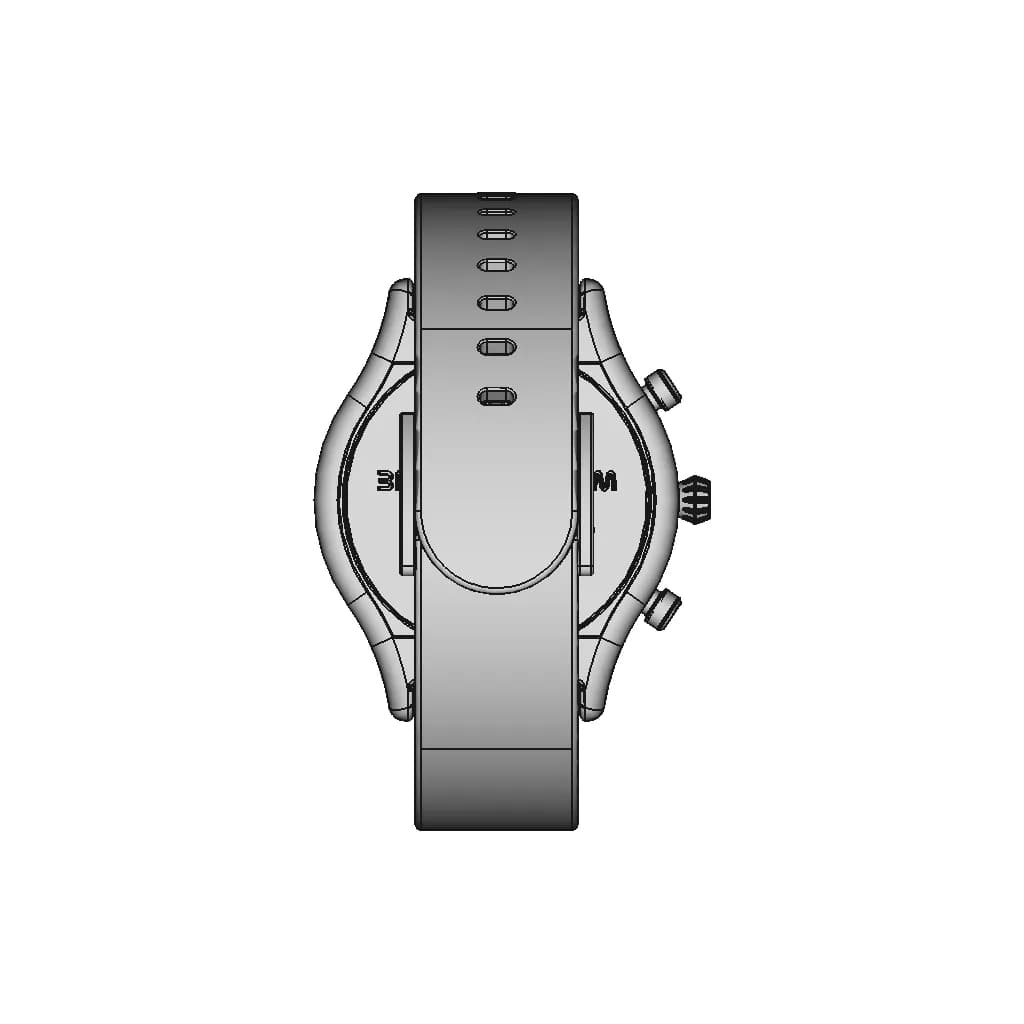 Analog Watch By Tommy Mueller - Downloadable CAD Representation_90_0_degree_snapshot