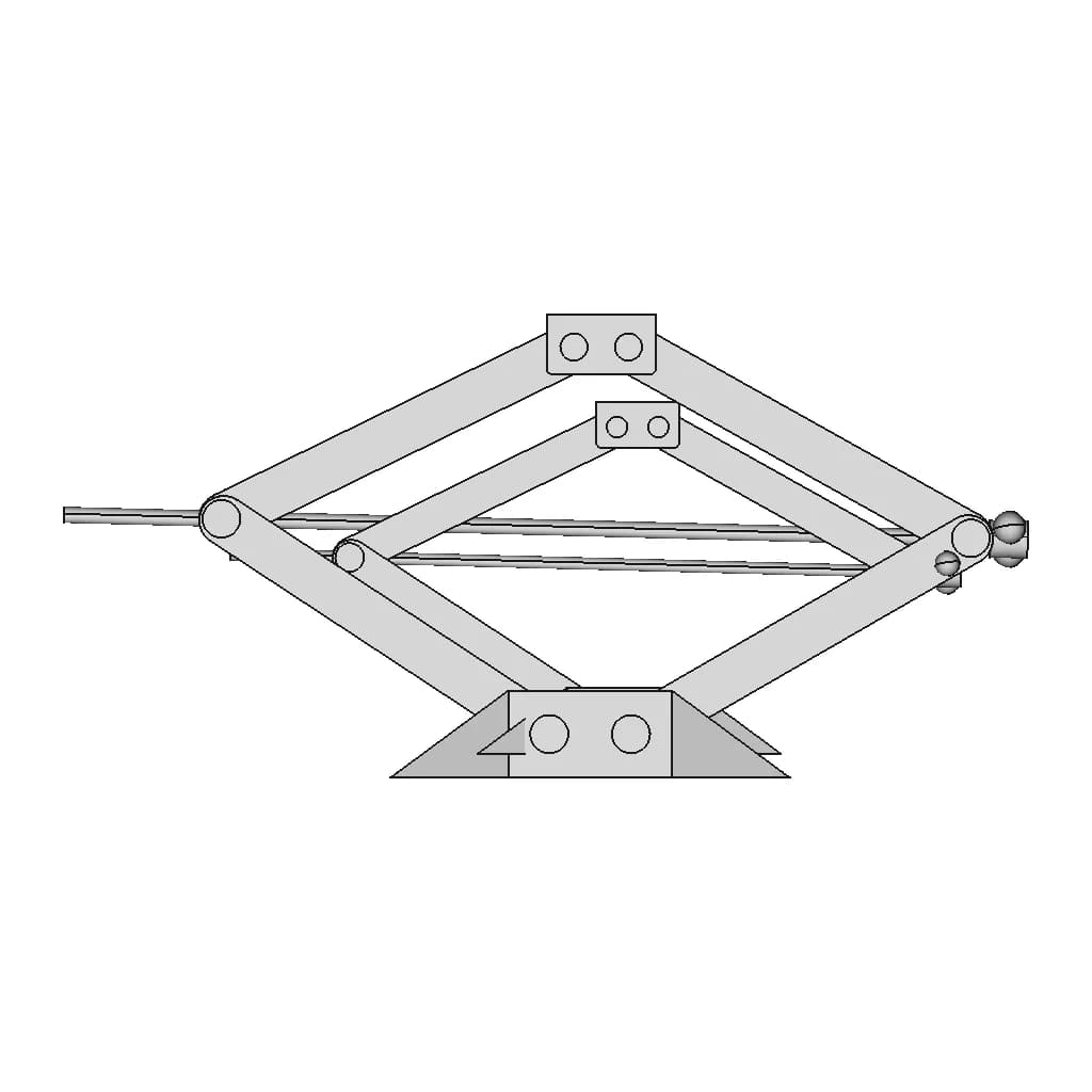 Car Jack - Downloadable CAD Representation_0_0_degree_snapshot