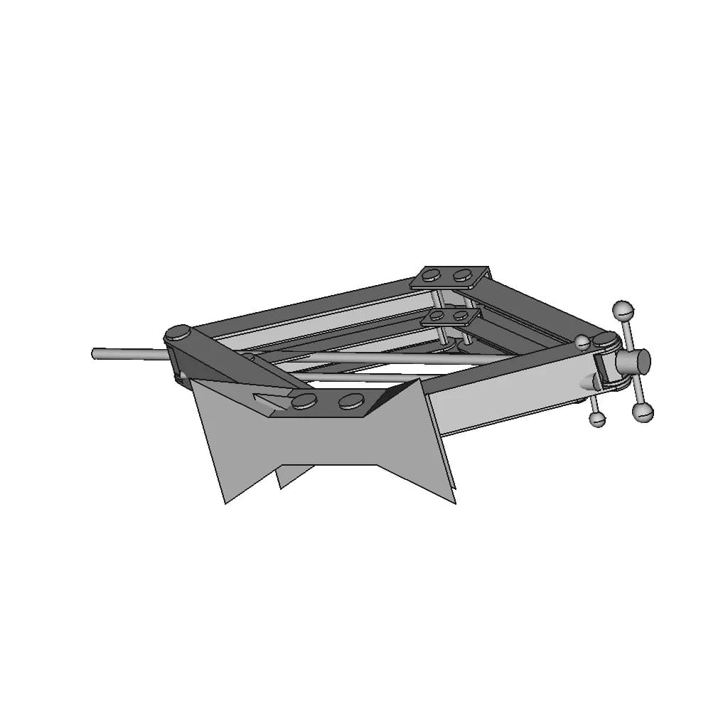Car Jack - Downloadable CAD Representation_60_30_degree_snapshot