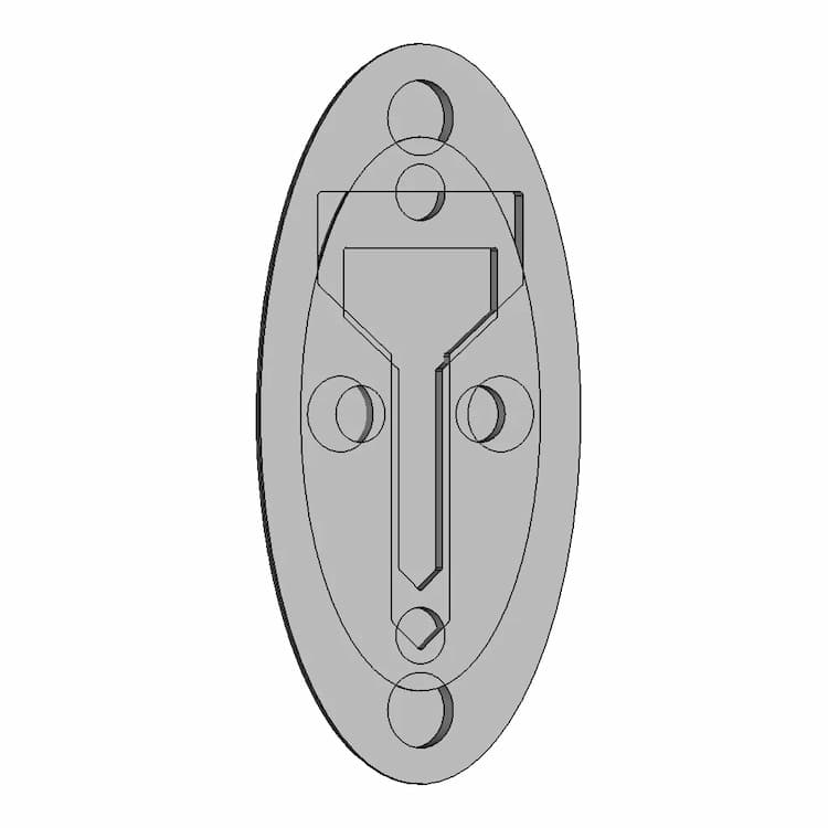Car Key Holder - Standard Mechanical Component
