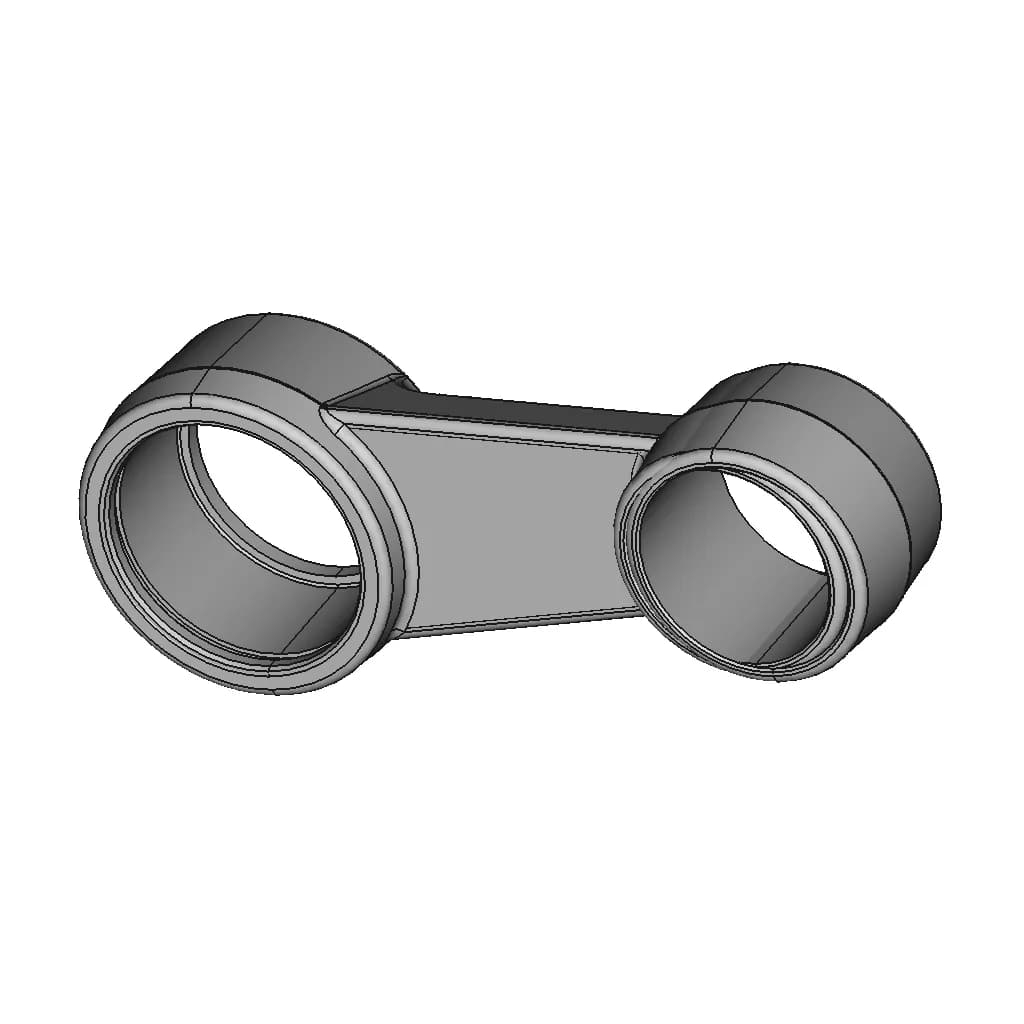 Connecting Rod | High-Quality CAD Model_60_30_degree_snapshot