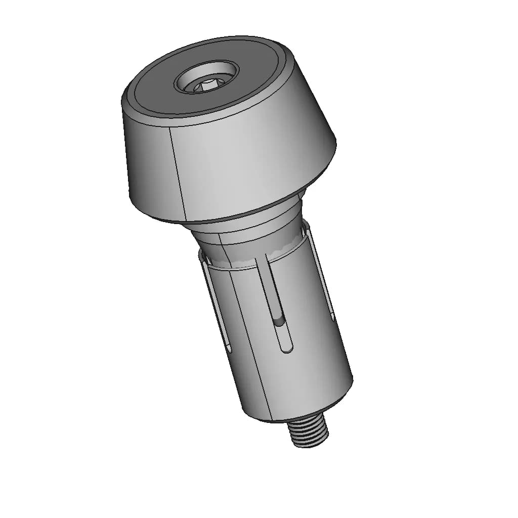 Bar Ends Oxford Heated Grips 22Mm Tube - Downloadable CAD Representation_60_30_degree_snapshot