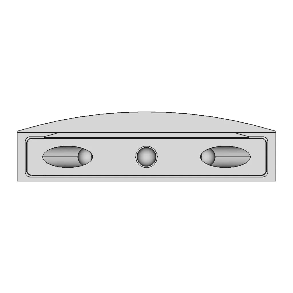 Shin-Yo 256-039 Licence Plate Light - Standard Mechanical Component_90_0_degree_snapshot
