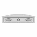 Shin-Yo 256-039 Licence Plate Light - Standard Mechanical Component_90_0_degree_snapshot