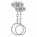 Keychain 6 | High-Quality CAD Model_90_0_degree_snapshot