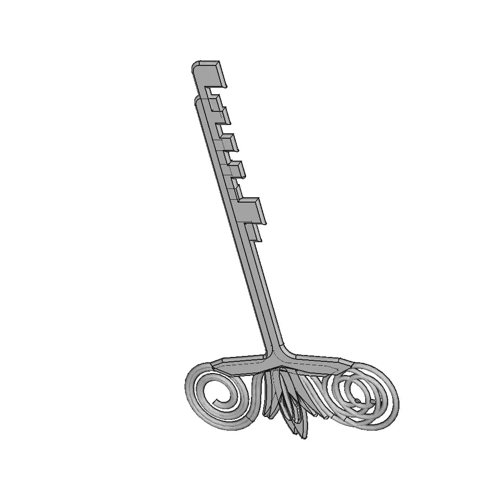 Antique Palace Key For Mab - Standard Mechanical Component_60_30_degree_snapshot