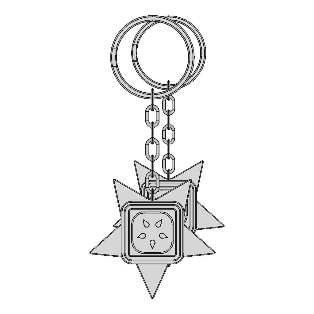 Keychain 5 | 3D Engineering Design File_270_0_degree_snapshot