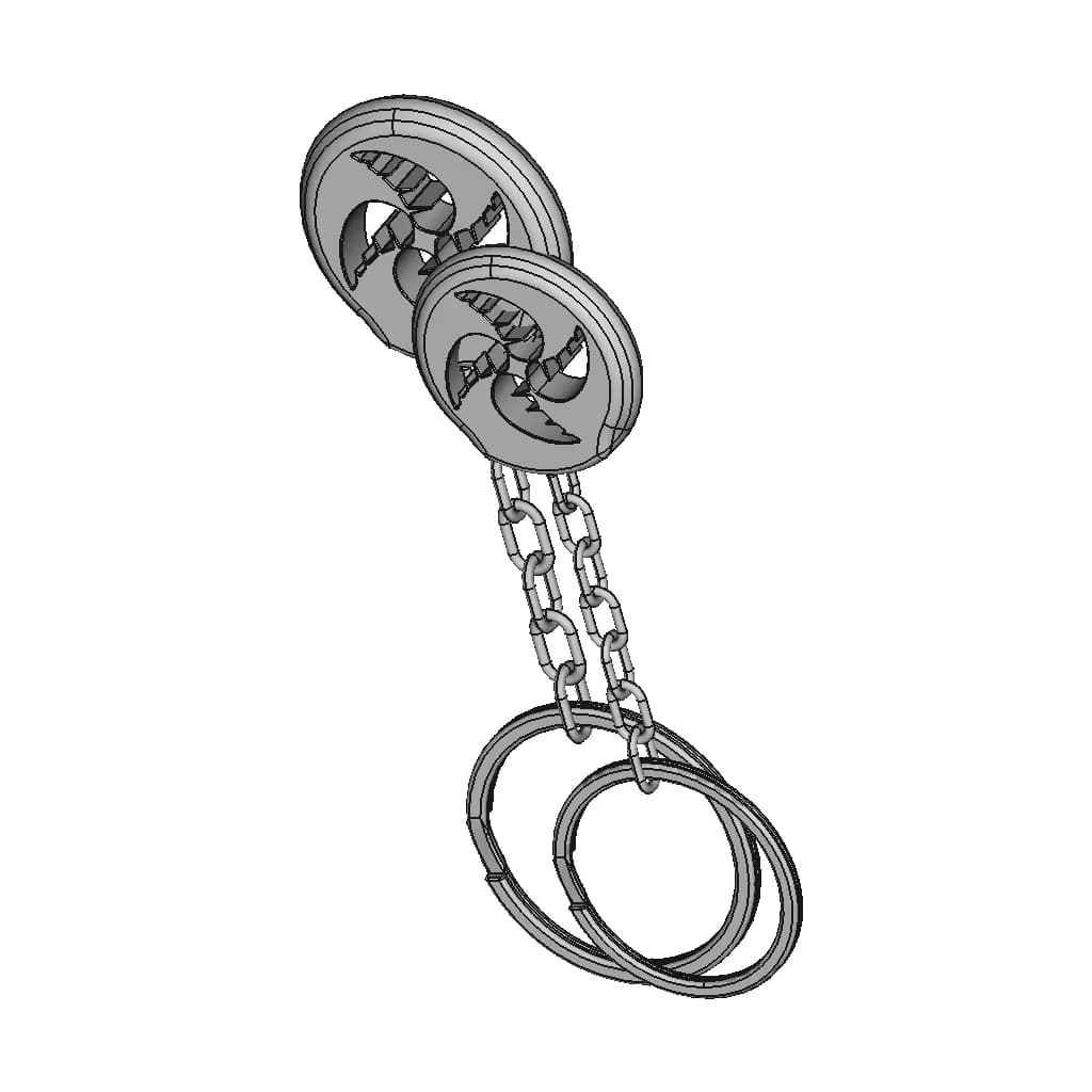 Keychain 4 | 3D Engineering Design File_60_30_degree_snapshot