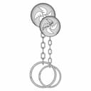 Keychain 4 | 3D Engineering Design File_90_0_degree_snapshot