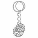 Keychain 3 | High-Quality CAD Model_270_0_degree_snapshot