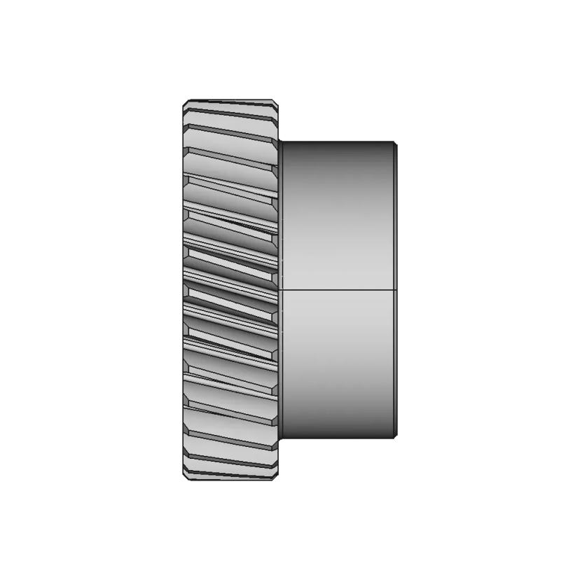 Metric Parallel Gear (Module -1) | High-Quality CAD Model