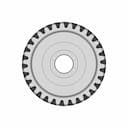 Metric Parallel Gear (Module -1) | High-Quality CAD Model_0_90_degree_snapshot